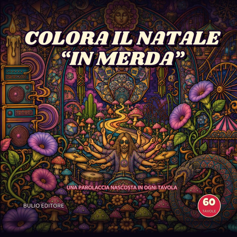 Copertina di Colora il Natale in Merda
